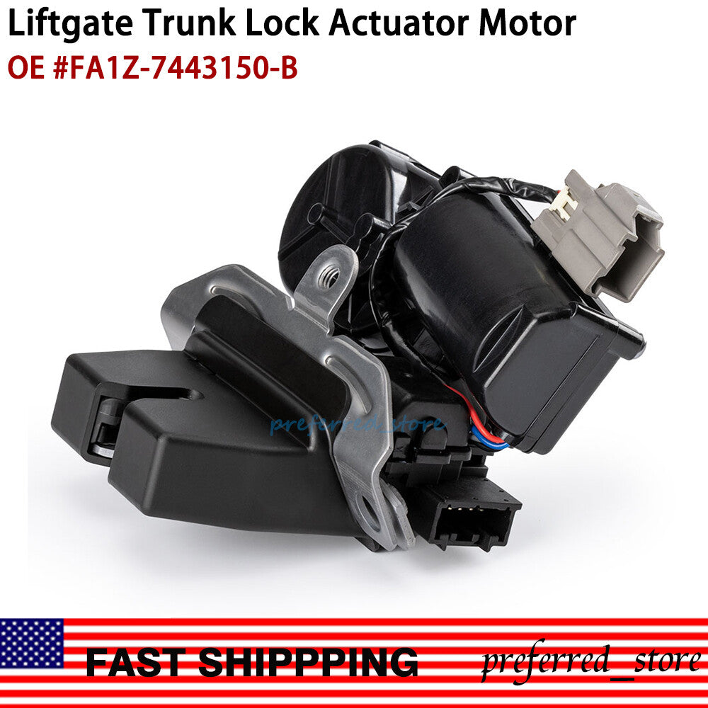 Liftgate trunk lock actuator motor for Escape Explorer Edge FA1Z-7443150-B- v