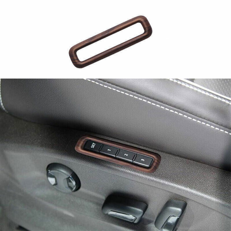 for Volkswagen Atlas 18-2023 Wood Grain Driver for Seat Memory Switch Cover Trim 1X