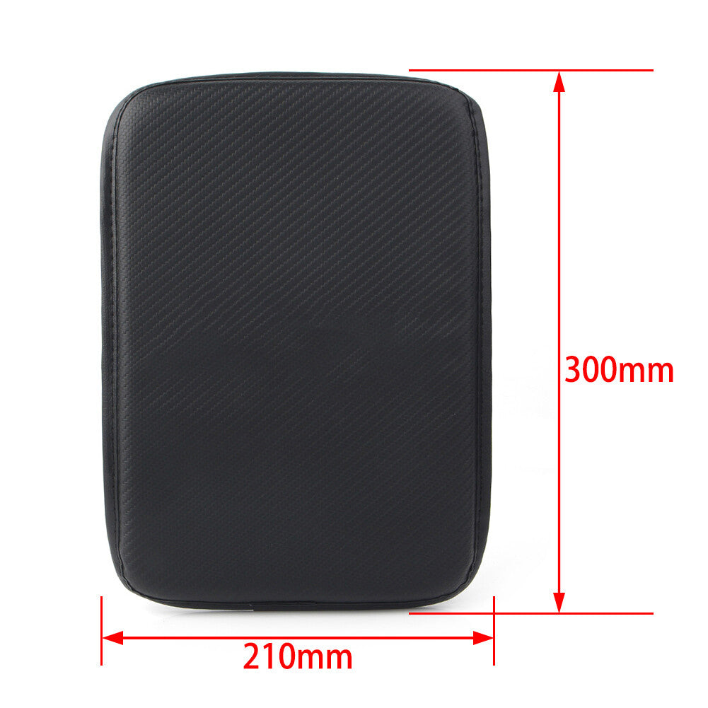 1Pc Carbon Fiber Car Center Console Armrest Cushion Pad Cover for CADILLAC