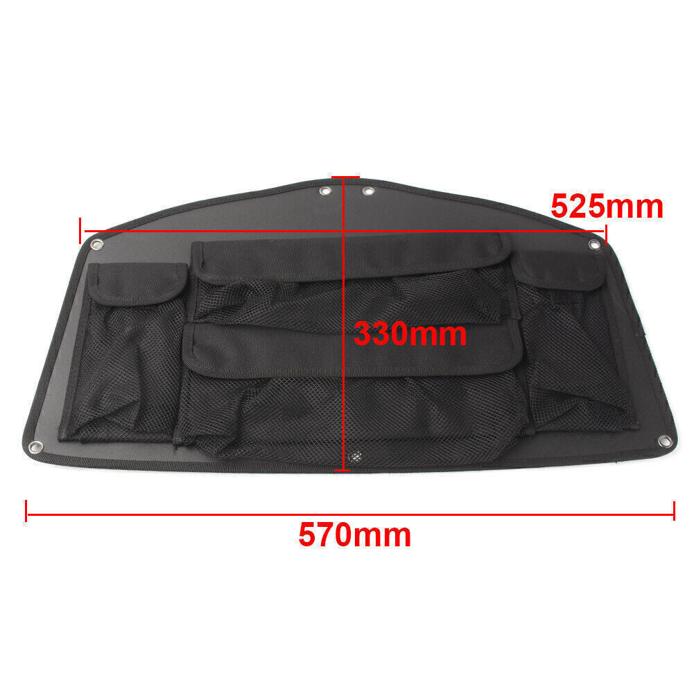Black 4135 Trunk Lid Organizer Bag Pouch for Honda Goldwing GL1800 2001-2017