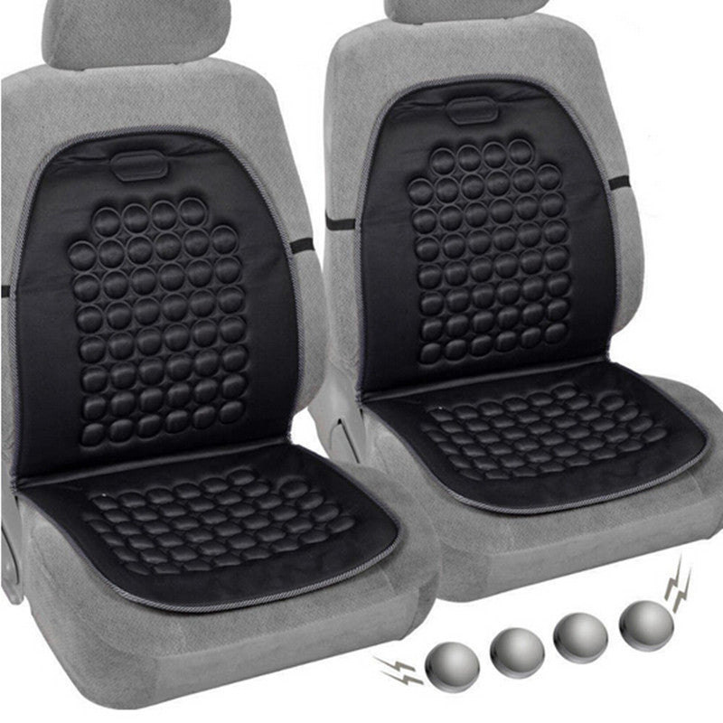 2x Car for Seat Cushion Therapy Massage Padded Bubble Foam Chair Black Pad Cover