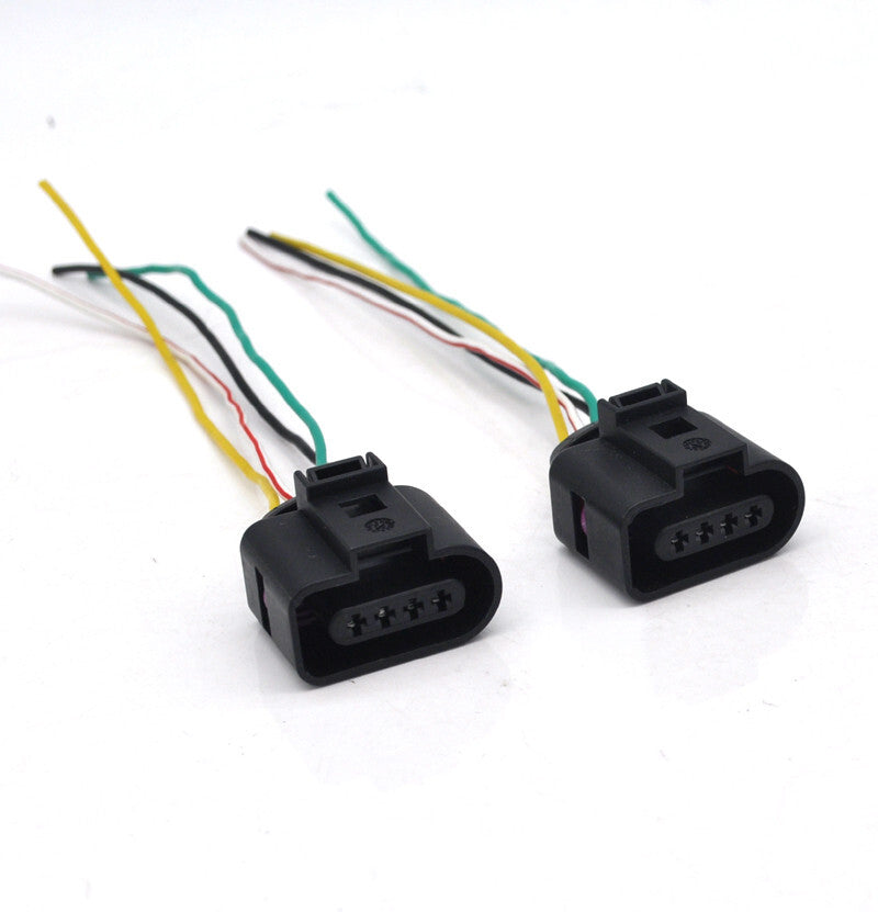2x Retrofit Facelift LCI Headlight Adapter Cable Set for Audi A3 S3 8L 1996-2000 v