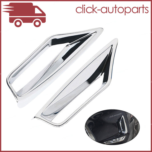 2x Chrome Front Fog Light Lamp Cap Trim For 2020-2021 for Lexus RX300 RX350 RX450h