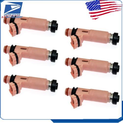 6PCS Fuel Injector 23250-20030 for Toyota for Camry for Sienna Solara for Lexus 3.0L 3.3L