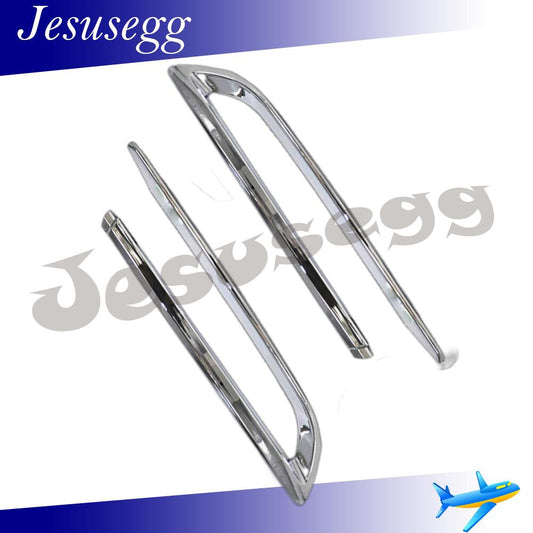 Pair Fits 2011-16 for BMW 5 series 528i Rear Right+Left Side Moulding Rocker Panel