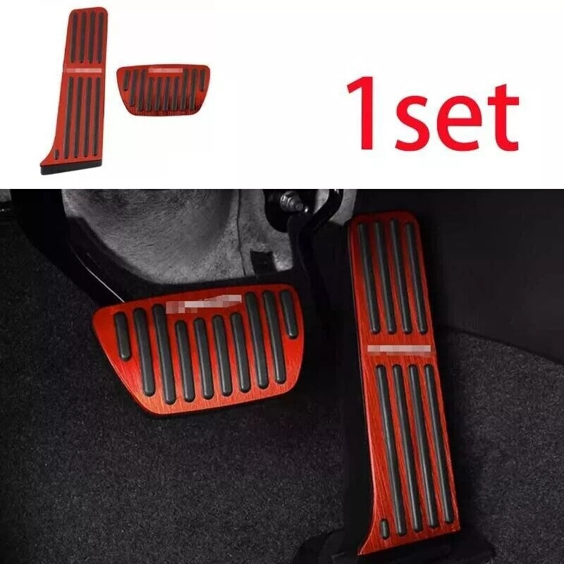 for Toyota for Camry 2018-2023 Alloy Red Brake Pedal Accelerator Pedal Cover Trim