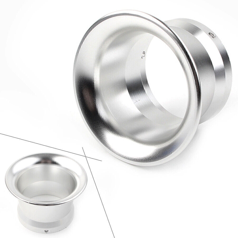 Universal CNC 50mm Carburetor Air Inlet Carb Vent Collar Horn Protector Silver Q