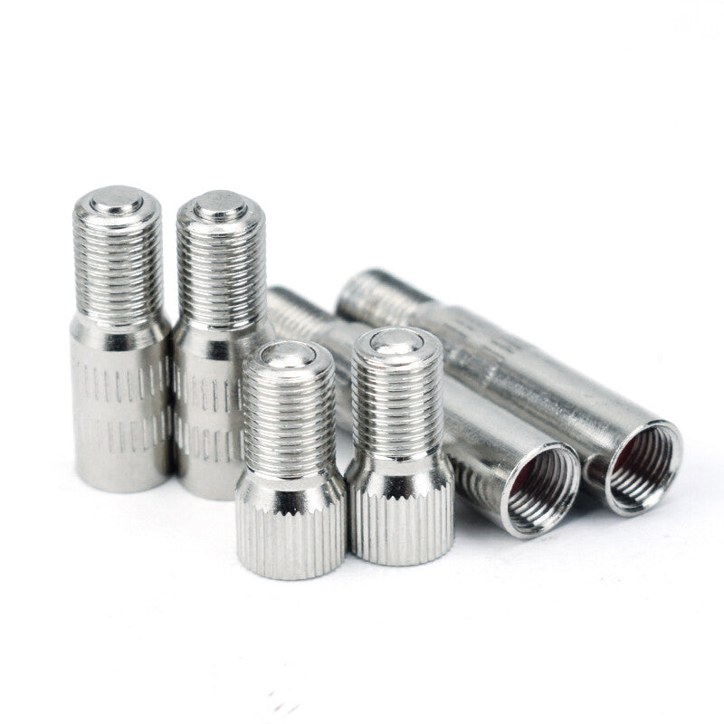 19/ 25/ 39mm inflatable air nozzle Tire Wheel Valve Extension Extender 4 pcs Q