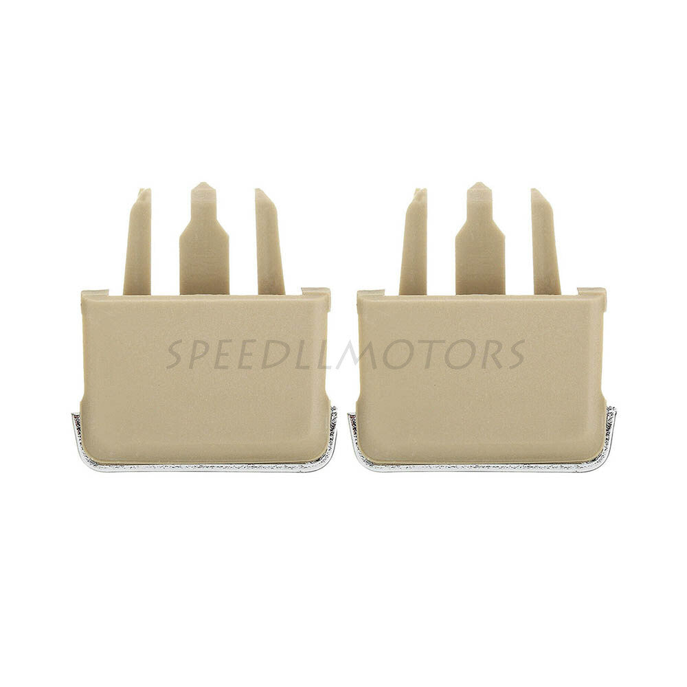 2Pcs Air Conditioning Vent Louvre Blade Slice Clips Beige Fit for Toyota for Corolla Q