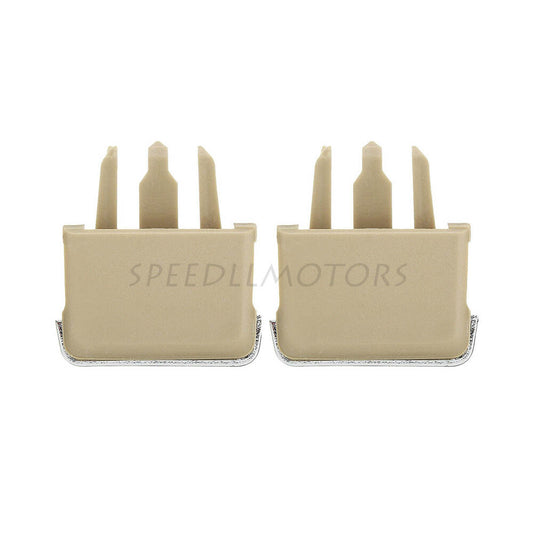 2Pcs Air Conditioning Vent Louvre Blade Slice Clips Beige Fit for Toyota for Corolla Q