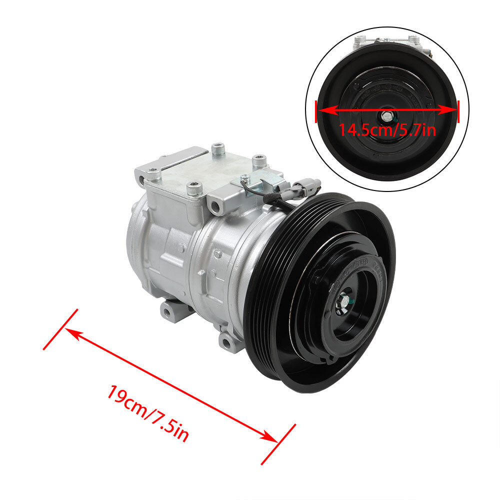 Air conditioning compressor with clutch suitable for 1998-2002 for Corolla 1.8L L4 77320- n