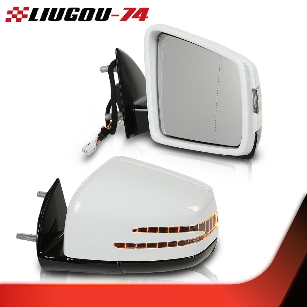 Suitable for 2005-2011 for Mercedes-Benz M GL-Class ML63 ML350, 2 white side door mirrors