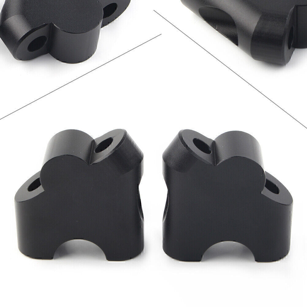 HandleBar Clamp Riser for Suzuki V-STROM DL 650XT 2015-2020 DL 1000 02-17 Black Q