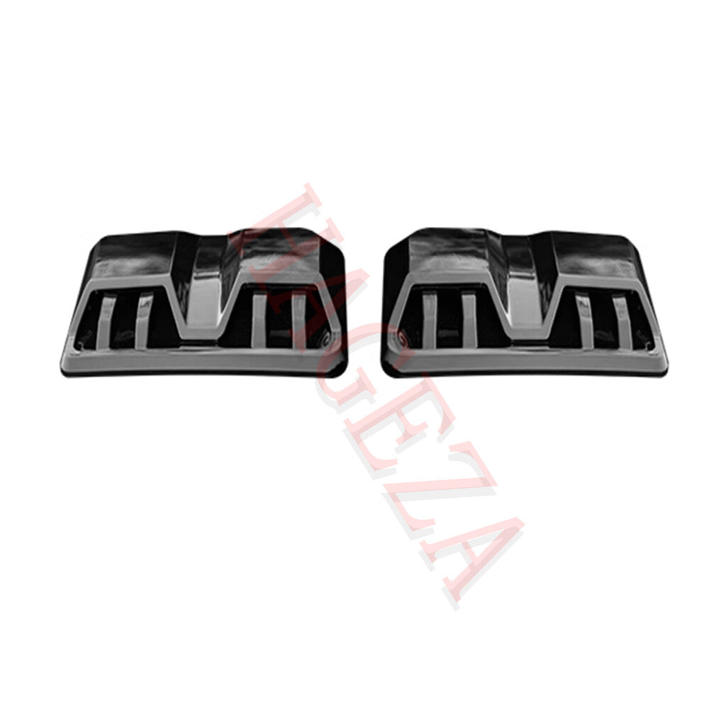 for Ford Ranger 2023-2024 Auto Hood Engine Air Vent Outlet Cover Trim Gloss Blac