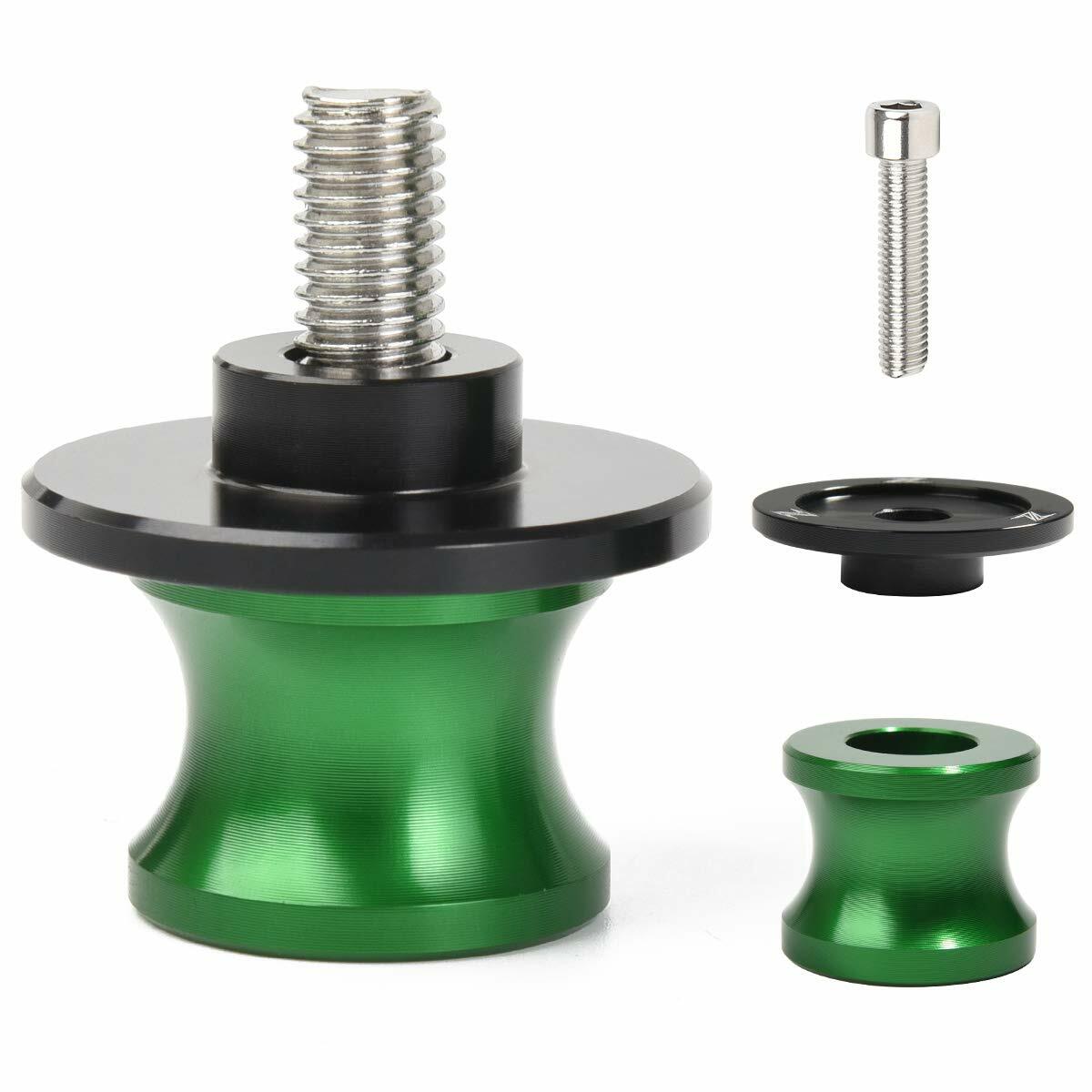 M8 Swingarm Sliders Spools Stand for Kawasaki Z250 Z650 Z750 Z800 Z900 Z1000