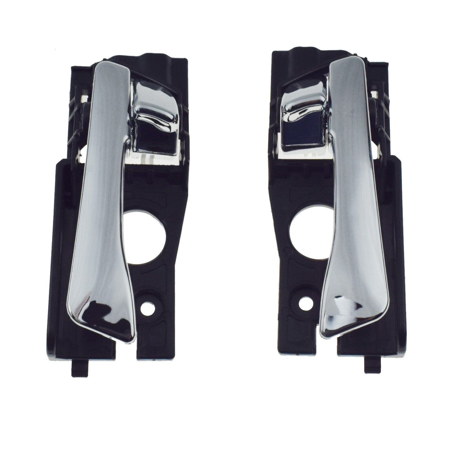 Interior door handles, chrome trim, LH right-hand grip, 2-piece design, suitable for modern accents, 2012-2017. n