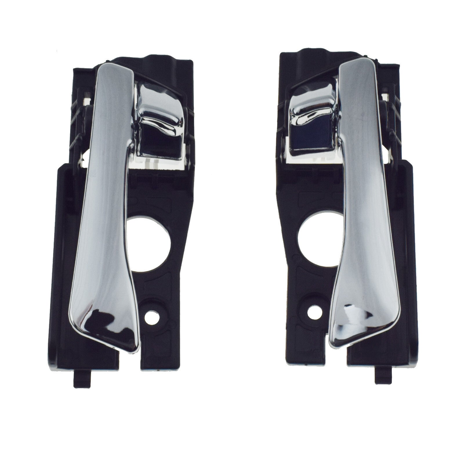 Interior door handles, chrome trim, LH right-hand grip, 2-piece design, suitable for modern accents, 2012-2017. n