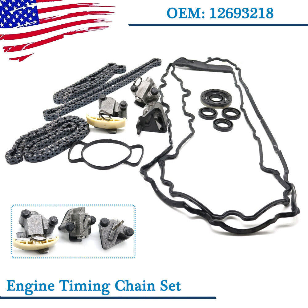 Engine timing chain kit 12693218 for Buick Enclave and for Cadillac CTS 3.6L. n