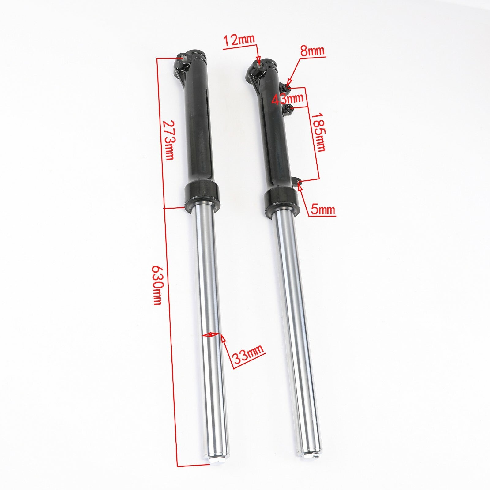 14-inch wheels, 60/100-14 tires + fork assembly suitable for 110cc and 125cc coolers, CRF70
