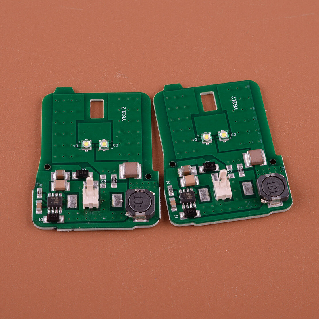 Two LED parking position lights suitable for Mercedes-Benz E-Class, C207, A207, and W207.