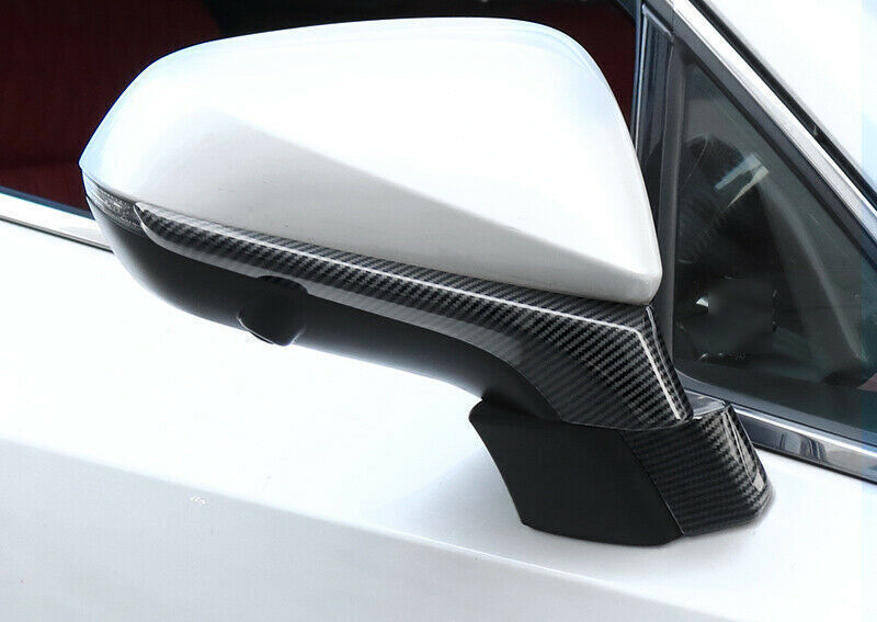 for Lexus NX200t 300h 2015-2021 Carbon Fiber Exterior Rearview Mirror Strip Trim