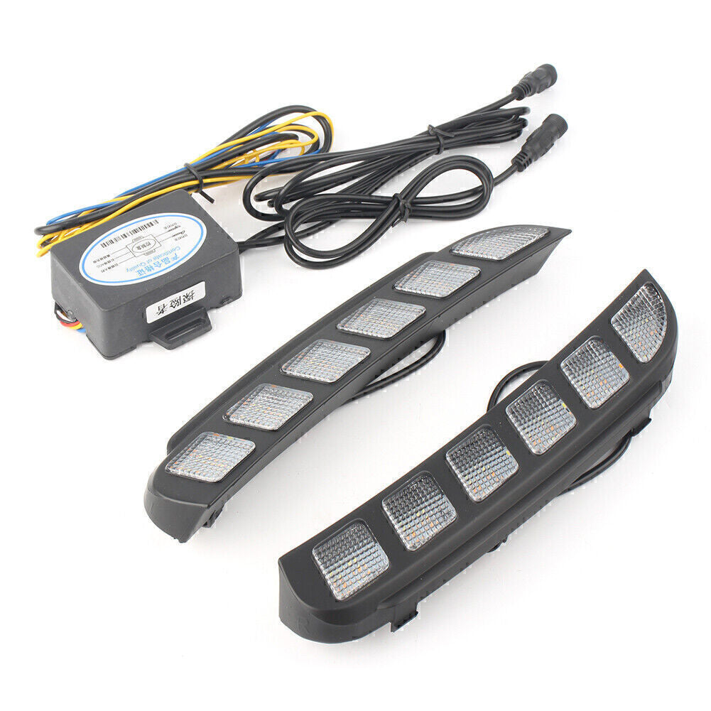 for Ford Explorer 2016 2017 2x LED Daytime Running Lights Signal Lamp DRL