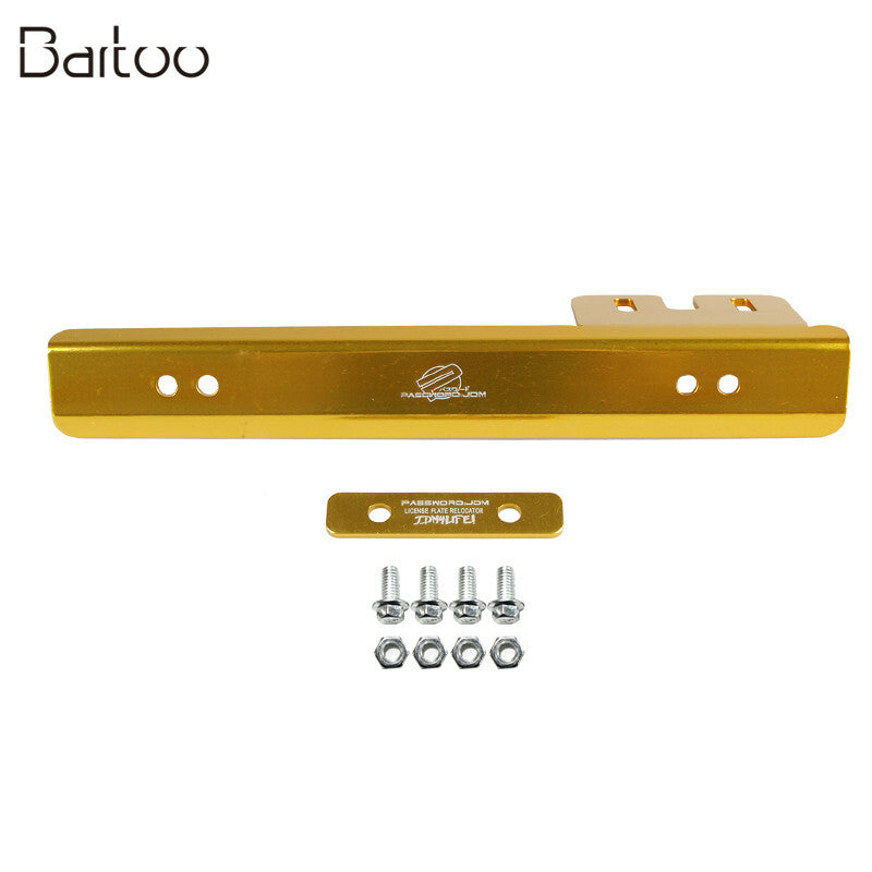 For Front License Plate Relocator Adapter Plate Frame Bracket Q