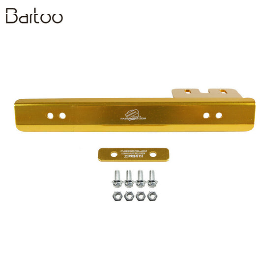 For Front License Plate Relocator Adapter Plate Frame Bracket Q
