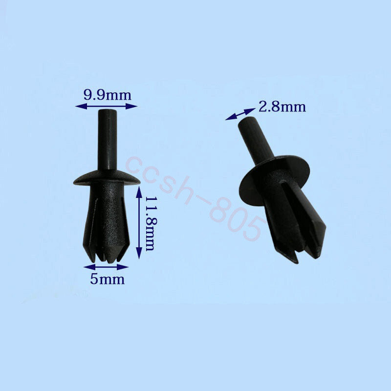 10 Pcs Car Fender Liner Rear Spoiler Air Inlet Duct Rivet Clips for BMW Q