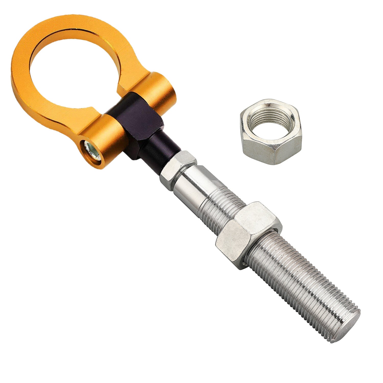Heavy Duty Gold Folding Screw On Racing Tow Hook for INFINITI for Mitsubishi for Nissan Q