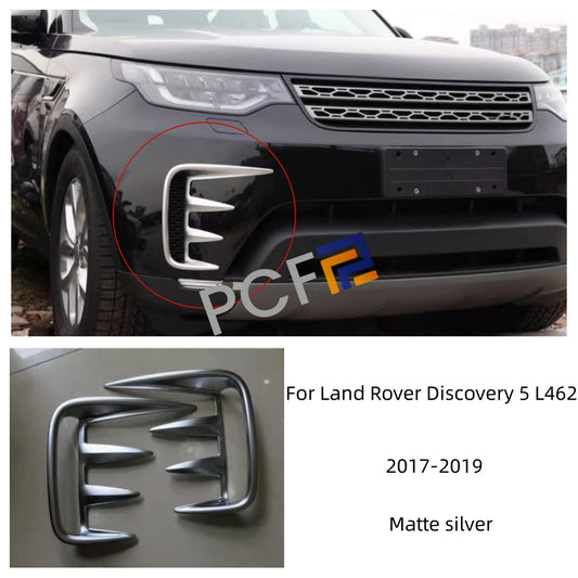 Silver Front Grille Grill Air Vent Cover for Land Rover Discovery 5 L462 2018-19 n