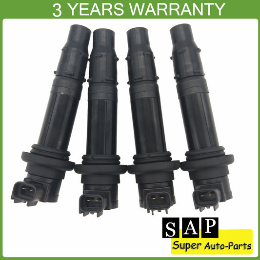 Set of 4 Ignition Coil for Yamaha FZ1 V-MAX 1700 YZF-R1 YZF-R6 5VY-82310-00-00 Q