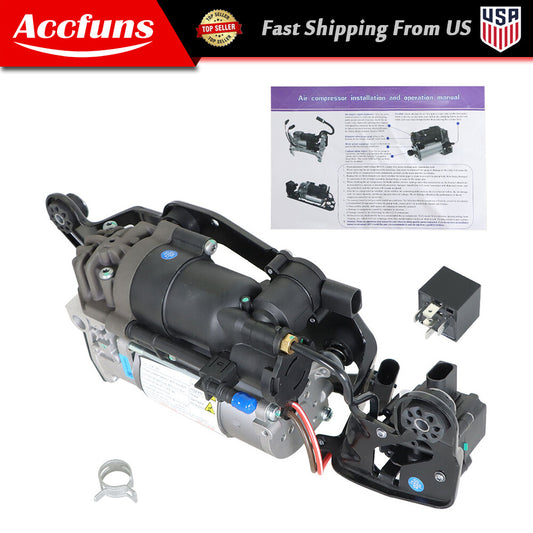 Air suspension compressor with solenoid valve for seat suitable for 2014-2019 F15 X5 F16 X6 models. n