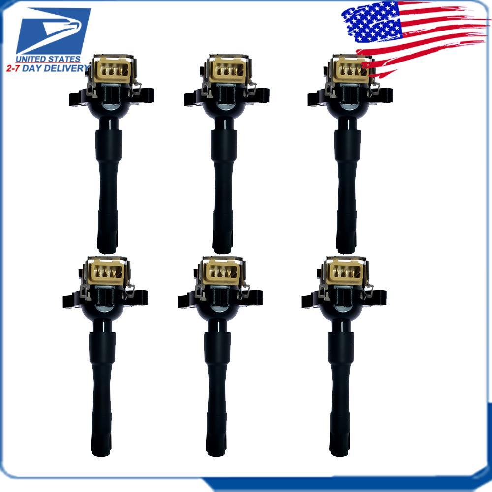 6x Ignition Coil for BMW 325i 2.5L 740i X5 4.4L 528i 328i 2.8L 525i 12131748017