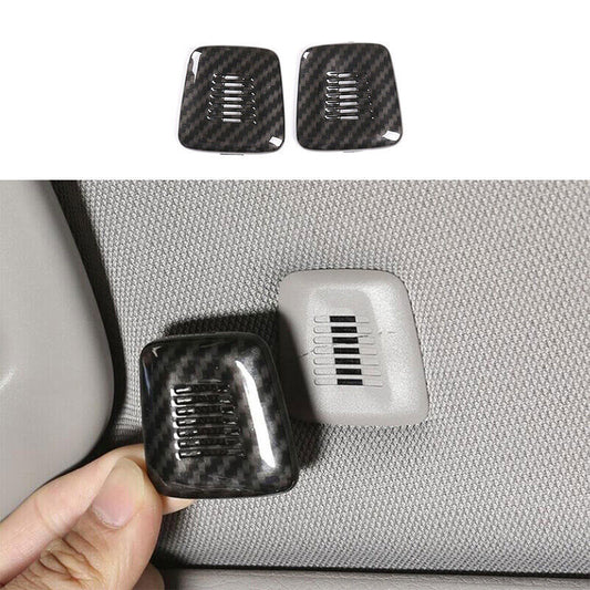 for BMW 5 Series 2011-2017 ABS Carbon Fiber Inner Microphone Horn Cover Trim 2P