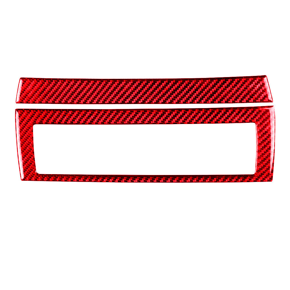 for BMW 6Series E63 E64 2004-2010 Red Carbon Fiber Central Air Vent Cover Trim