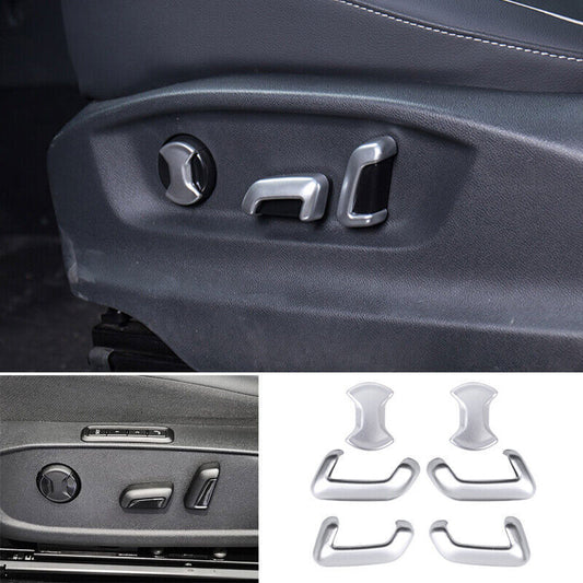 For ID.4 2022-2023 Silver for Seat Adjust Handle Switch Button Cover Trim n