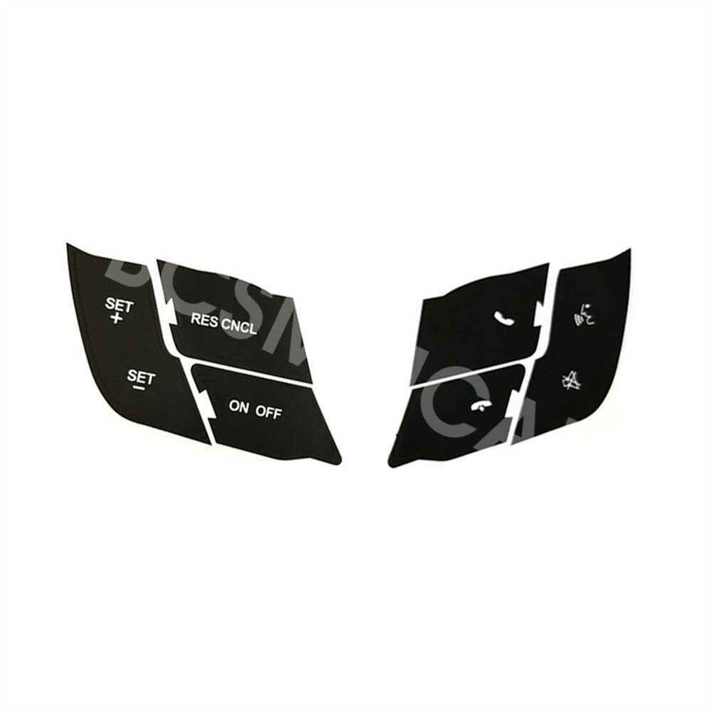 Car Steering Wheel Switch Control Button Decals Fit for FORD for MUSTANG 2015-2018 Q
