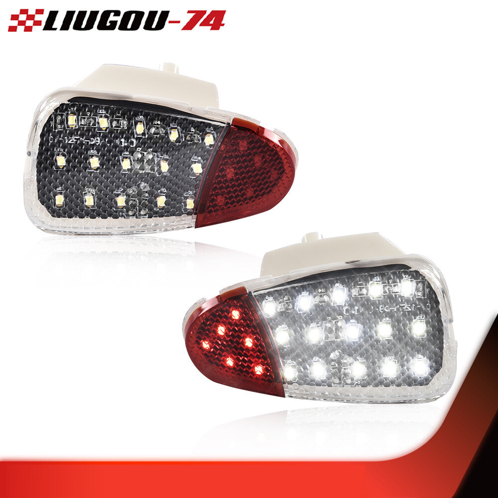 2-pack suitable for 97-04 F150 F250 lightweight LED indoor door panel courtesy lights Q