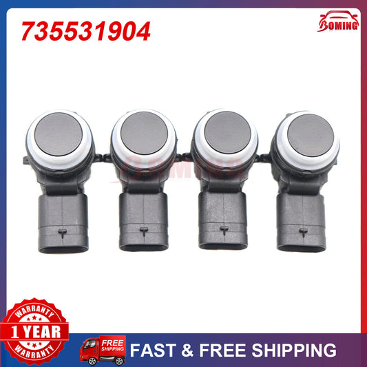 4PCS NEW PDC Parking Sensor 735531904 for Fiat 500L 500X Fiorino Qubo 53385934