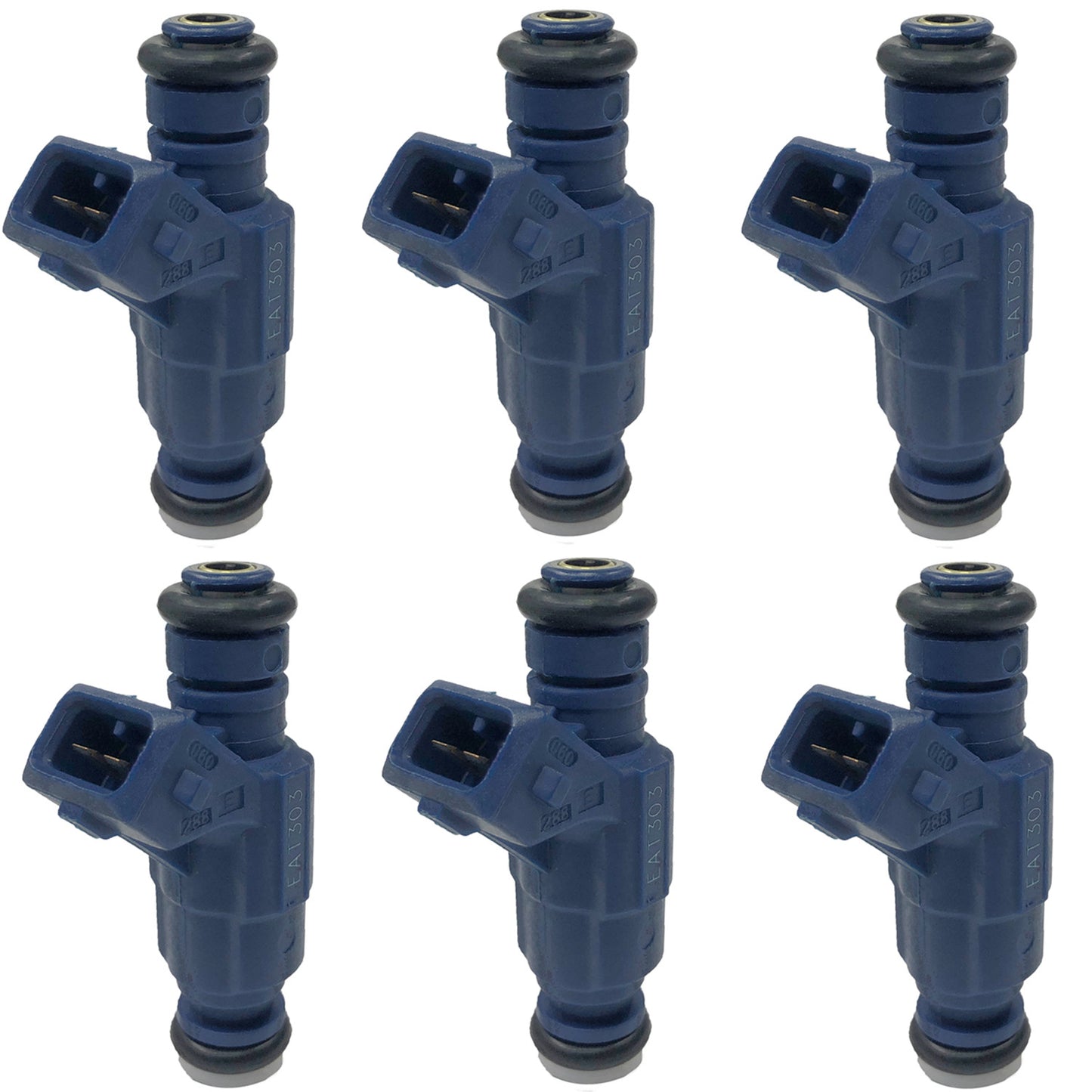 Set of 6 0280155734 FJ877 Fuel Injectors For 1997-1998 for Ford Explorer 4.0L