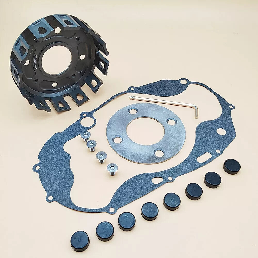 Billet CNC Clutch Basket Bushings & Gasket for Yamaha YFZ350 Banshee 350 1987-06 Q