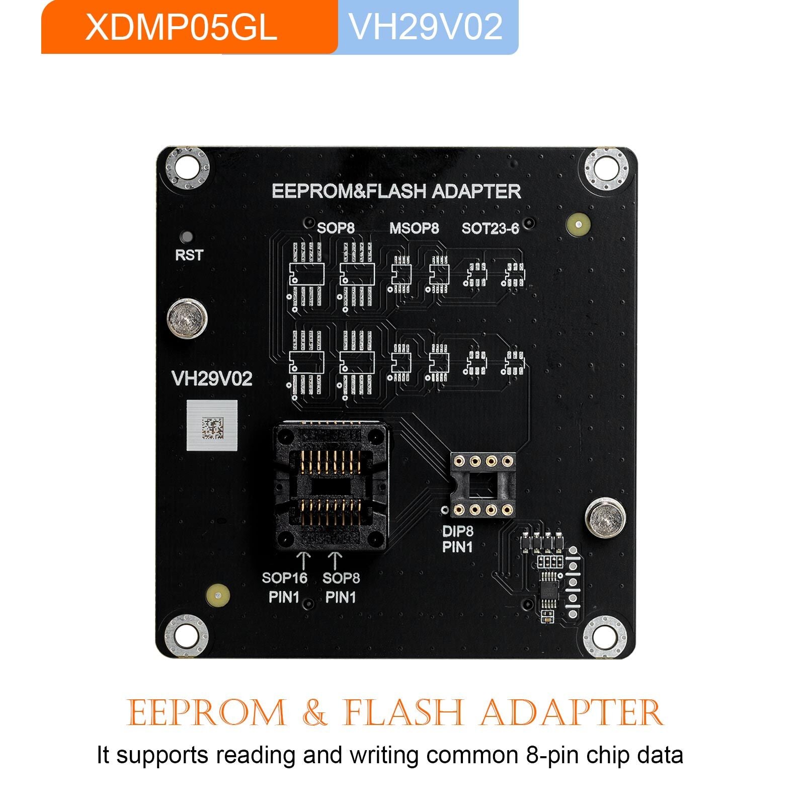 XDMP05GL VH29 EEPROM FLASH Adapter For MULTI-PROG Read Write Data