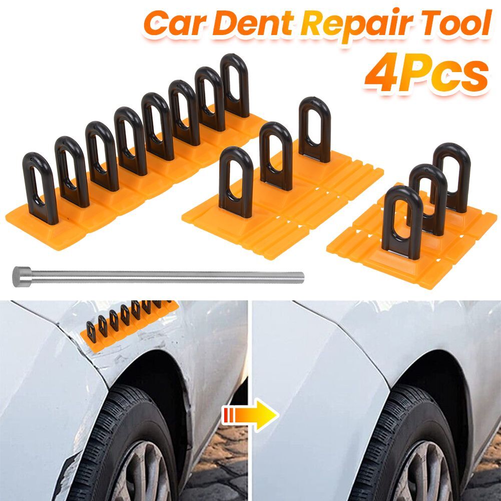 Auto Body Repair Kit Puller Glue Tabs Set Car Paintless Dent Removal Tool 4PCS n