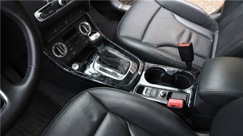 Fit for Audi Q3 2015-18 Black Wood Grain Inner Full Decoration Frame Cover Trim