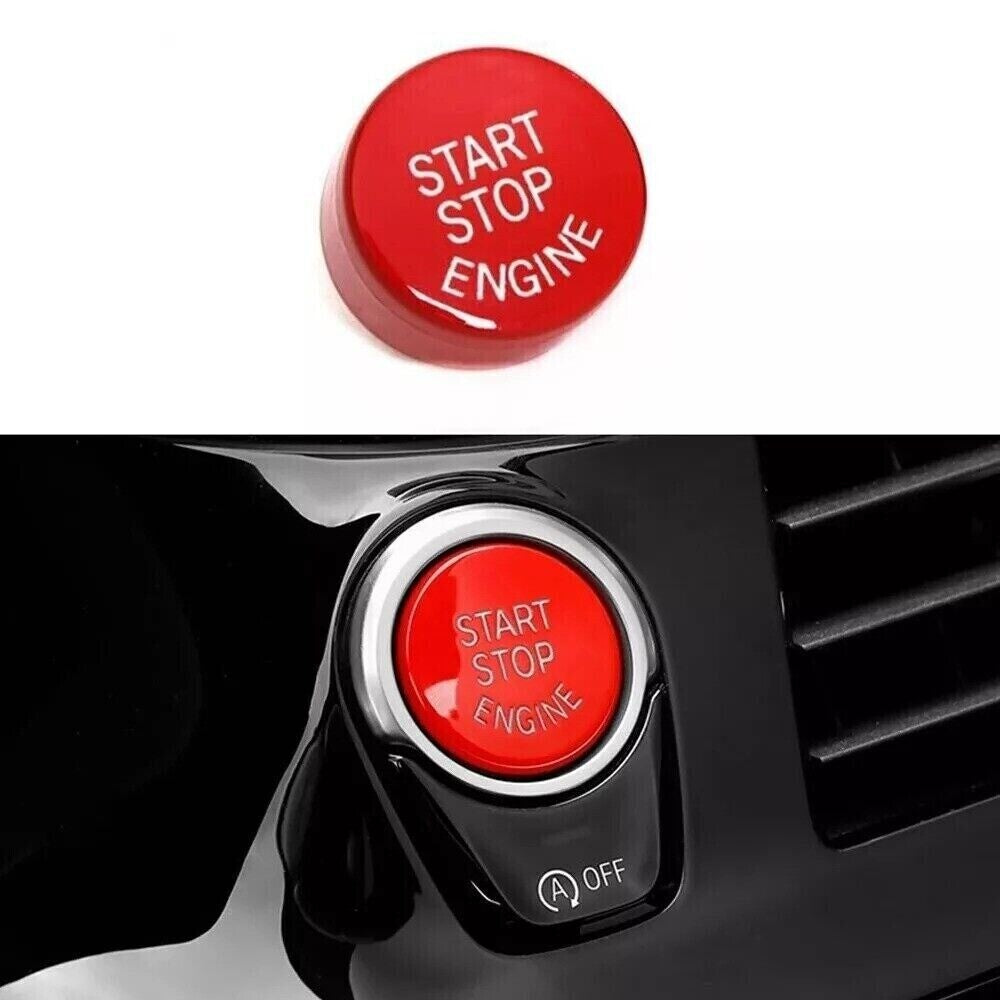 Engine Start Stop Push Button Cover Trim for 2017-2022 5- G30,G32 Red n