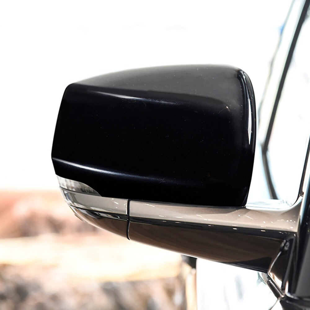 2X Rearview Mirror Cover Cap Trim Accessories for Jeep Grand Cherokee 21+ Black