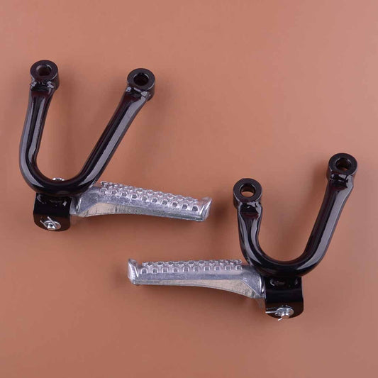 + R Motorcycle Side Stand Set Rear Passenger Foot Pegs Pedal Bracket Refit v