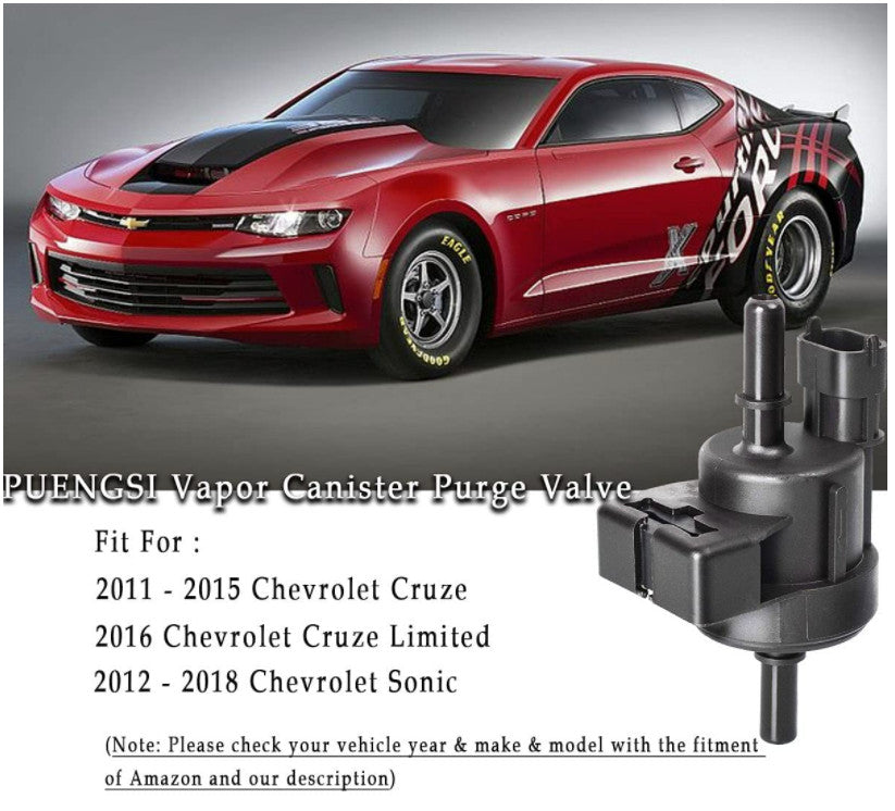 NEW Canister Purge Valve for 2012-2018 for Cruze Sonic 1.8L 55567453 v