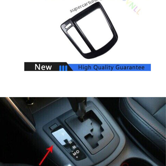 Fit for Mazda CX-5 2013-2014 Carbon Fiber Middle Console Gear Shift Frame Trim